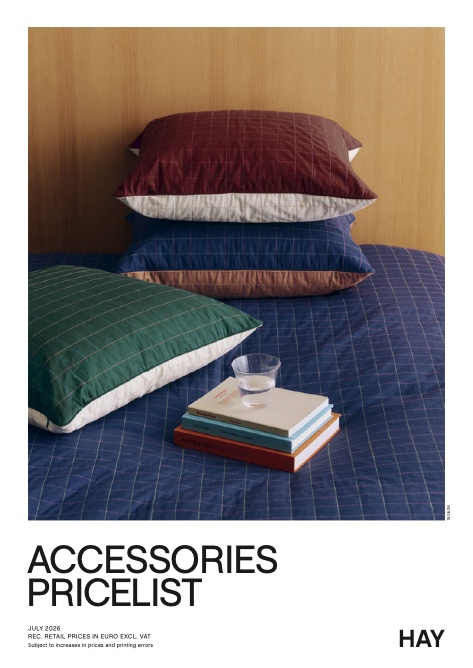 Hay - Listino prezzi Accessories