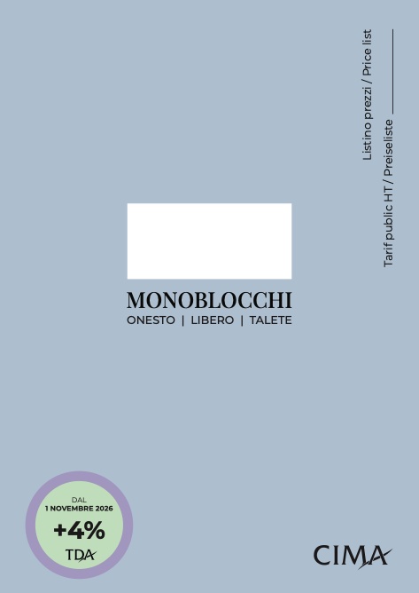 Tda - Listino prezzi Arredi Monoblocchi