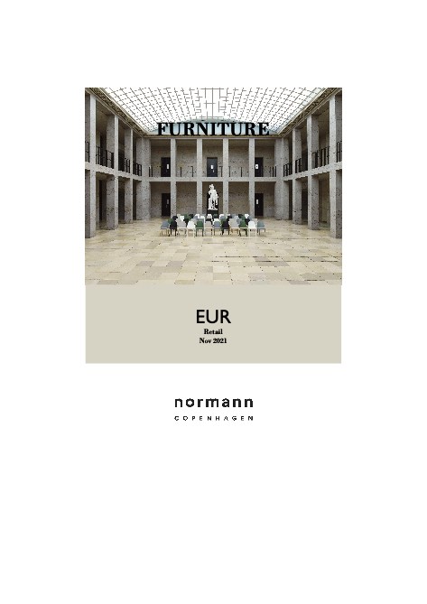 Normann Copenhagen - Preisliste Furniture