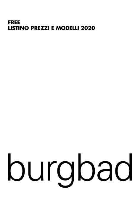 Burgbad - Price list Free - ita