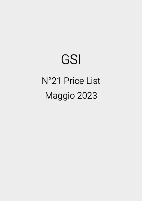 GSI Ceramica - Listino prezzi N°21