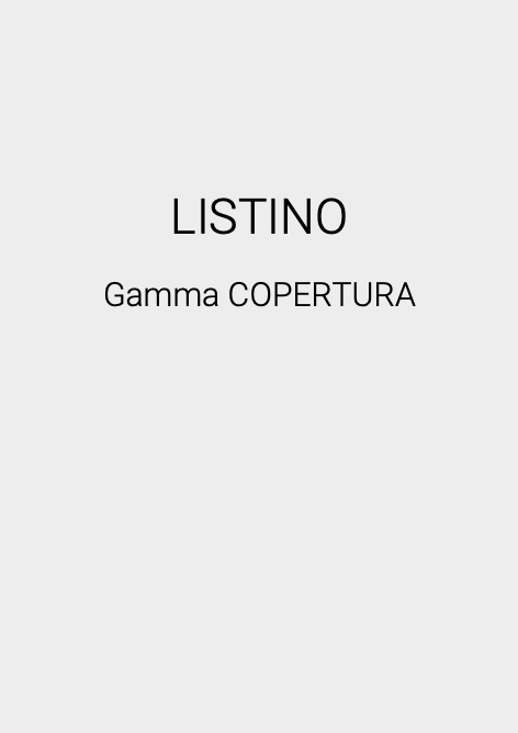 Castolin - 价目表 Gamma COPERTURA