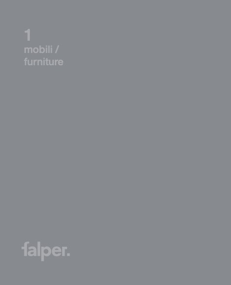 Falper - Catalogue 1 MOBILI
