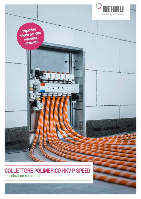 Rehau - Catalogue Collettore polimerico HKV P SPEED