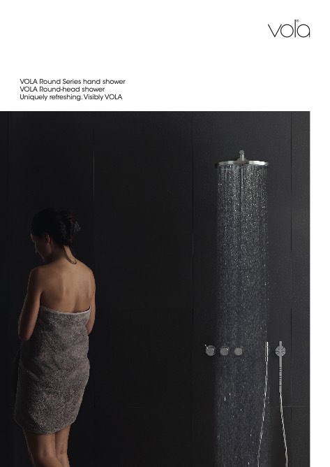 Vola - Catalogue Round Series hand shower