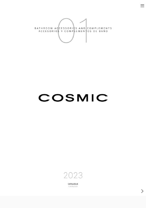 Cosmic - Catalogue 01 | Accessori e Complementi