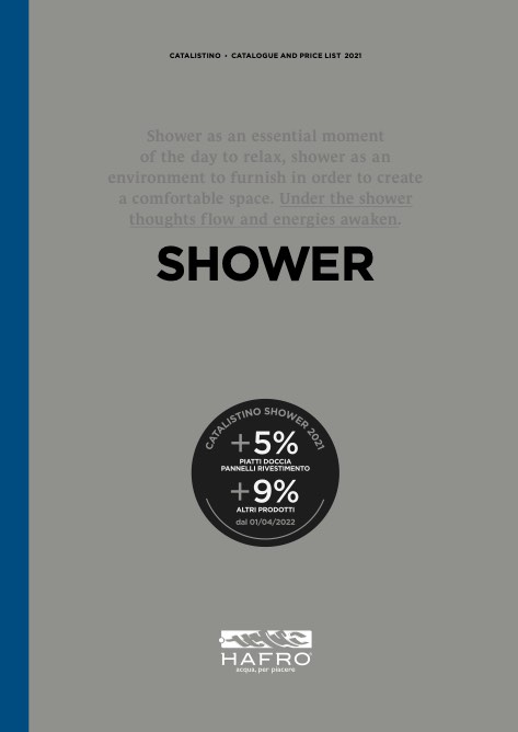 Hafro - Geromin - Catalogue Shower