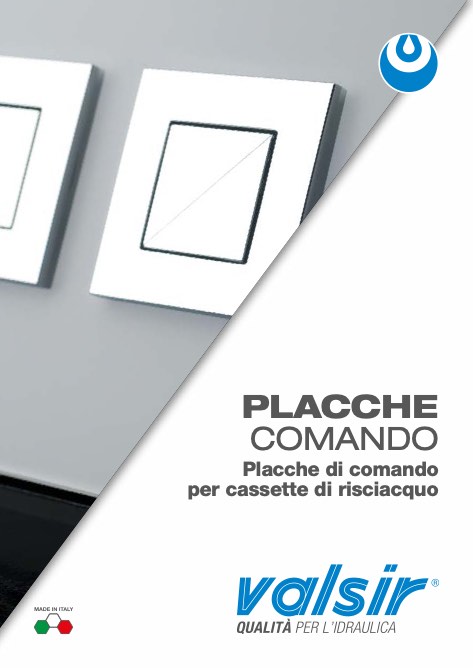Valsir - Catalogue PLACCHE COMANDO