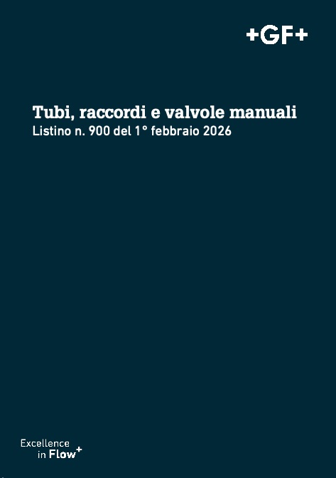 Georg Fischer - Listino prezzi Nr. 900 | Tubi, raccordi e valvole manuali