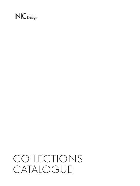 Nic Design - Catalogue COLLECTIONS CATALOGUE