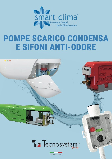 Tecnosystemi - Каталог Smart Clima - Pompe scarico-condensa e sifoni anti-odore