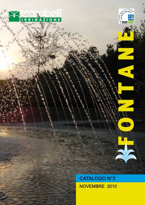 Scarabelli Irrigazione - Catalogue Fontane