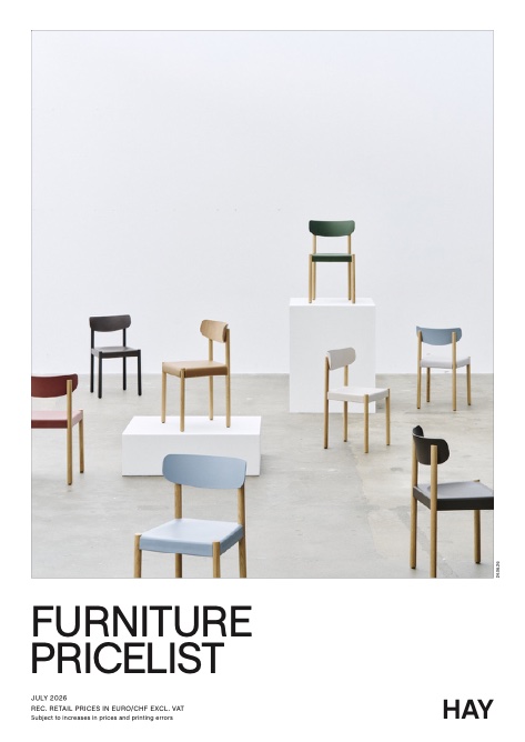 Hay - Listino prezzi Furniture