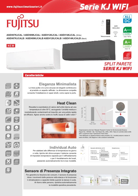 Fujitsu - Catalogo Serie KJ WIFI