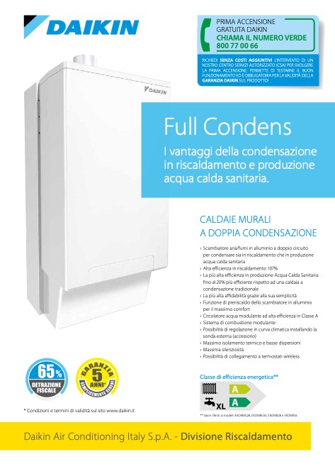 Daikin Riscaldamento - Catalogue FullCondens