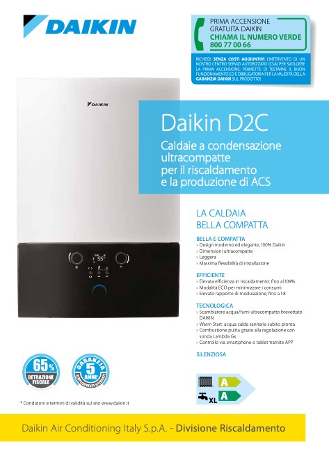 Daikin Riscaldamento - Catalogue Caldaia D2C