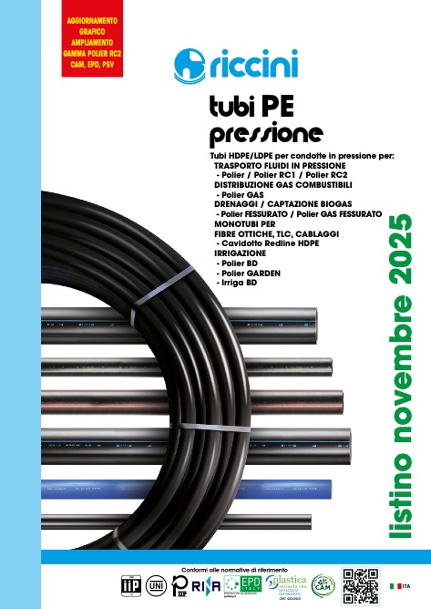 Riccini - Listino prezzi Tubi in PE a pressione