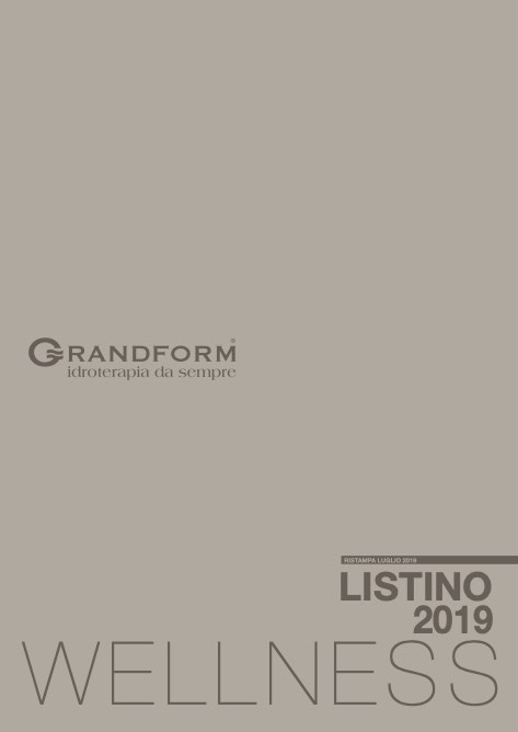 Grandform - Preisliste Wellness Luglio 2019