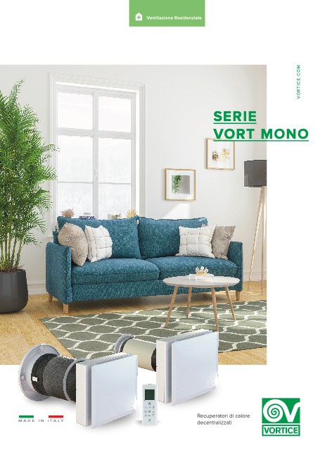 Vortice - Catalogue SERIE VORT MONO