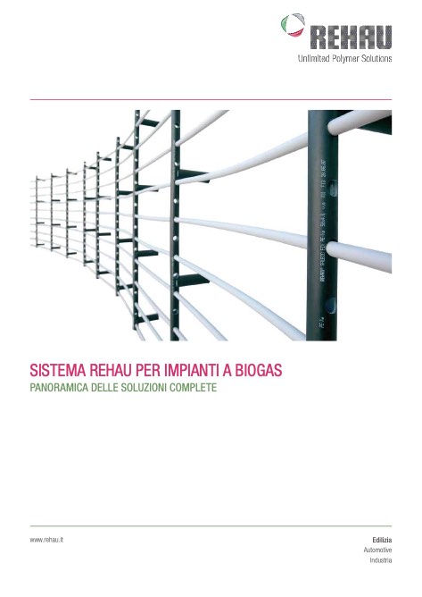 Rehau - Catalogue Impianti a biogas