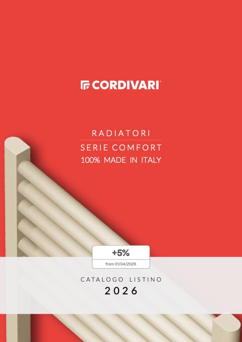 Cordivari - Listino prezzi Radiatori | Serie Comfort