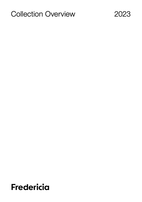 Fredericia - Catalogo Overview 2023