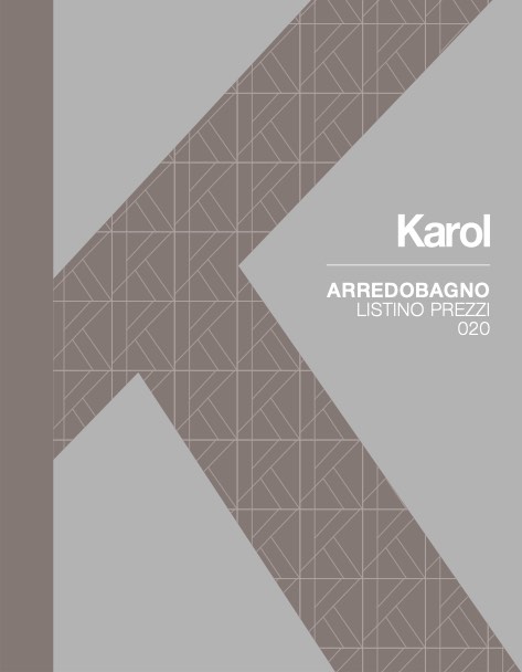 Karol - 价目表 Arredobagno 020
