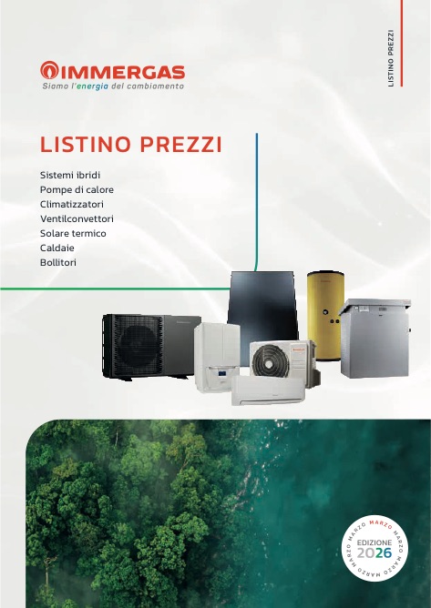 Immergas - Price list 2026