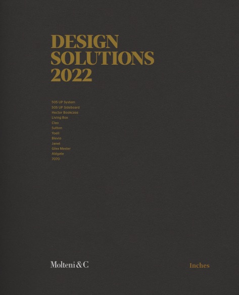 Molteni&C - Catalogo Design Solutions 2022