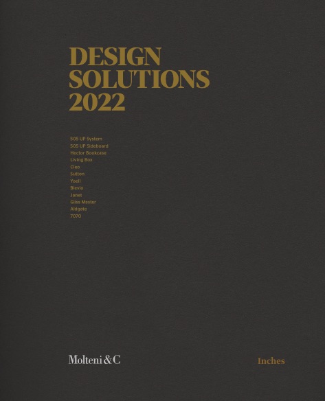 Molteni&C - Каталог Design Solutions 2022