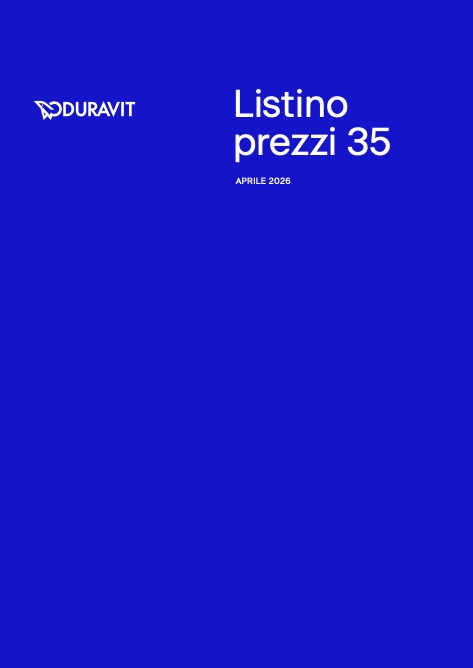 Duravit - Preisliste 35 | Aprile 2026