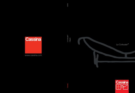 Cassina - Catalogue Le Corbusier