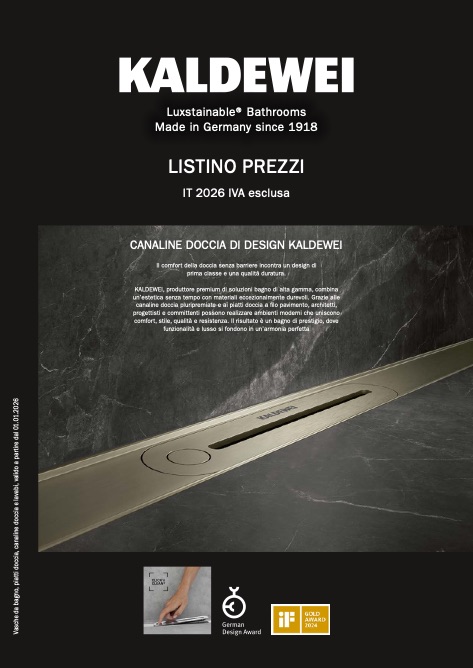 Kaldewei - Listino prezzi 2026