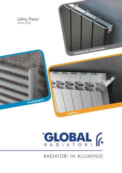 Global Radiatori - Listino prezzi Marzo 2025