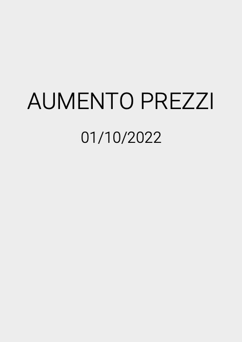 Maison de Parquet - Listino prezzi AUMENTO PREZZI