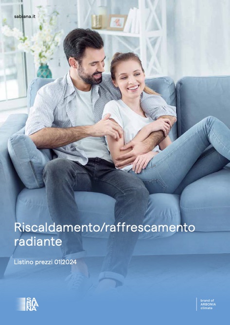 Sabiana - Lista de precios Sistemi radianti 2024