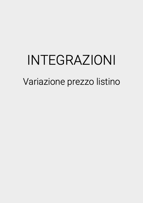 Tecnogas - Preisliste INTEGRAZIONI