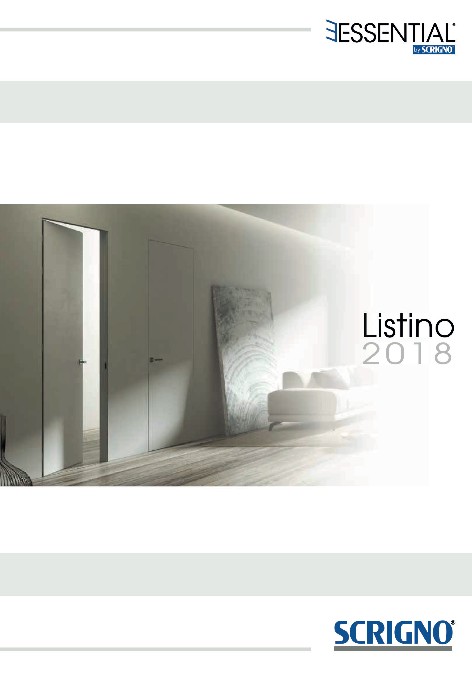 Scrigno - Listino prezzi Essential 2018