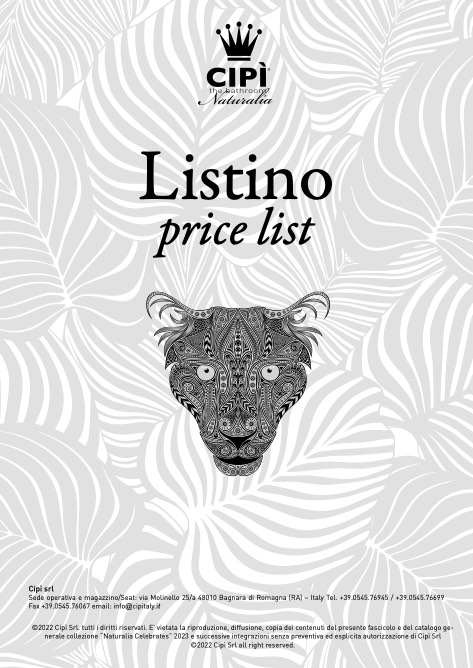 Cipì - Price list Naturalia | Listato