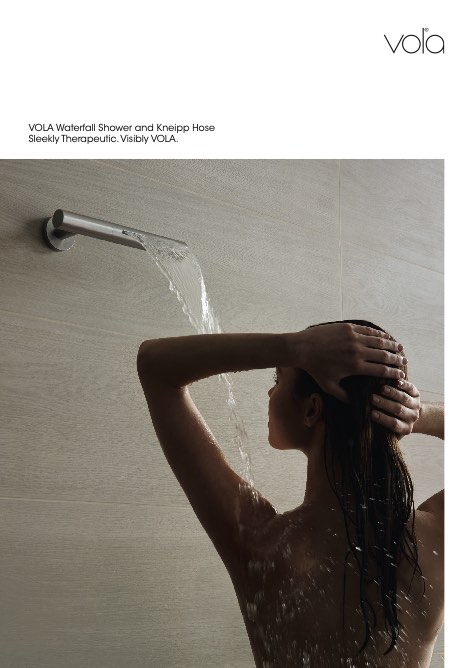 Vola - Catalogue Waterfall Shower and Kneipp Hose