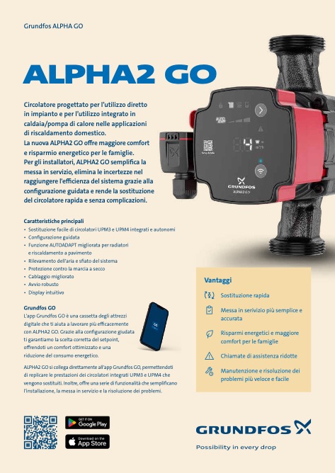 Grundfos - Catalogue ALPHA2 GO