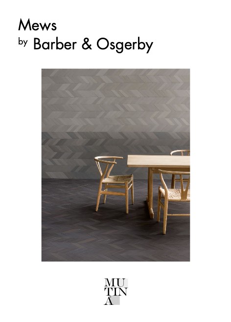 Mutina - Catalogue Mews by Barber & Osgerby