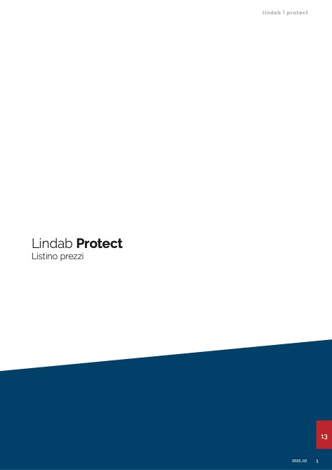 Lindab - 价目表 13 - Protect