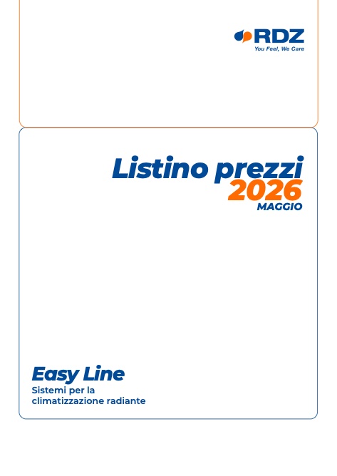 Rdz - Listino prezzi Easy Line