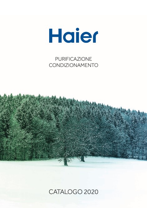 Haier - Catalogue Generale 2020
