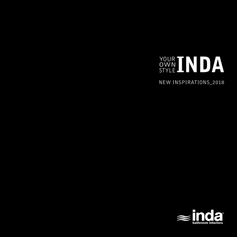 Inda - Catalogue NEW INSPIRATIONS_2018