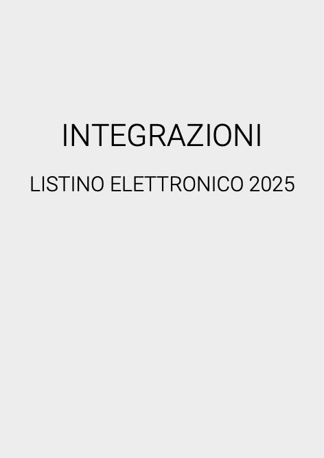 Cr - Listino prezzi INTEGRAZIONI