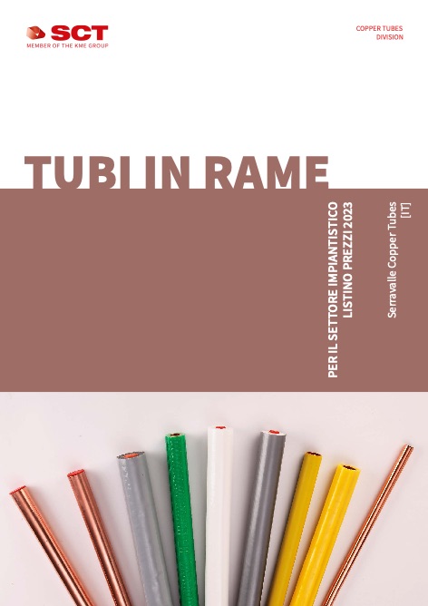 Serravalle Copper Tubes - Lista de precios 2023