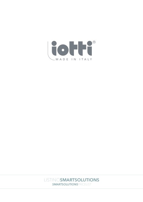 Iotti - Price list SmartSolutions