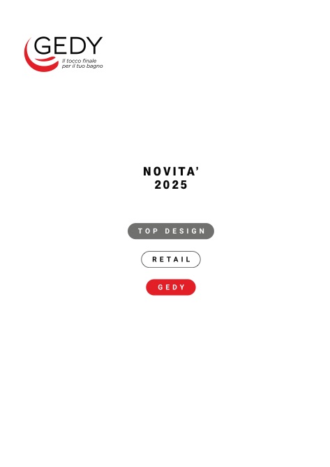 Gedy - Listino prezzi Novità